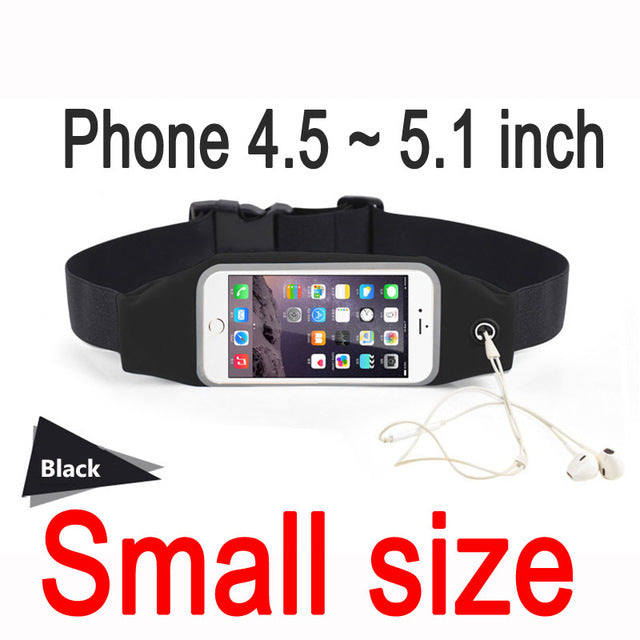 Load image into Gallery viewer, Sports Case Pouch For iPhone 6 7 Plus Xiaomi Redmi 4 Pro 4X 4A Note 4 4X Mi5 Mi6 Samsung Universal Waist Phone Bag Waterproof