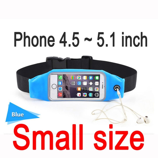 Load image into Gallery viewer, Sports Case Pouch For iPhone 6 7 Plus Xiaomi Redmi 4 Pro 4X 4A Note 4 4X Mi5 Mi6 Samsung Universal Waist Phone Bag Waterproof