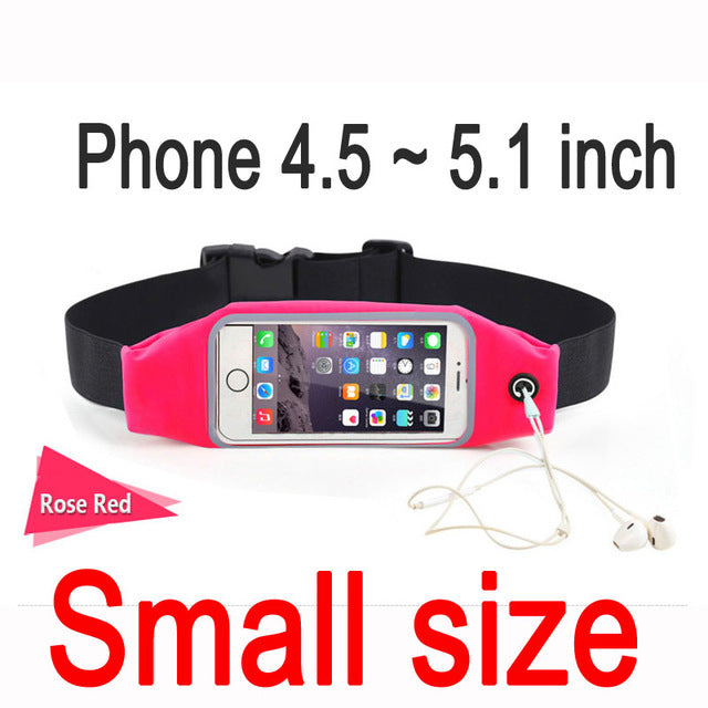 Load image into Gallery viewer, Sports Case Pouch For iPhone 6 7 Plus Xiaomi Redmi 4 Pro 4X 4A Note 4 4X Mi5 Mi6 Samsung Universal Waist Phone Bag Waterproof