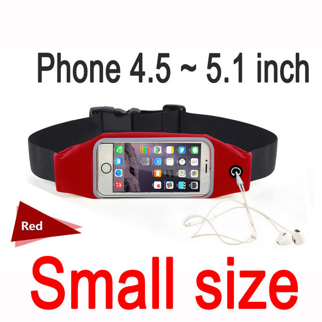 Load image into Gallery viewer, Sports Case Pouch For iPhone 6 7 Plus Xiaomi Redmi 4 Pro 4X 4A Note 4 4X Mi5 Mi6 Samsung Universal Waist Phone Bag Waterproof