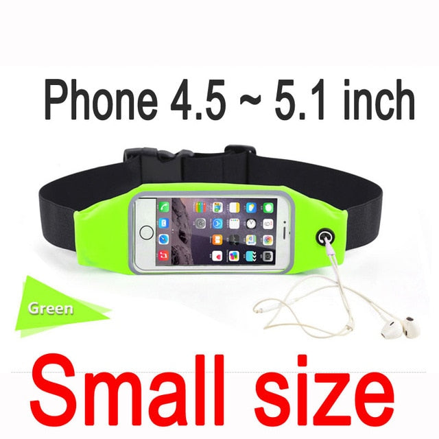 Load image into Gallery viewer, Sports Case Pouch For iPhone 6 7 Plus Xiaomi Redmi 4 Pro 4X 4A Note 4 4X Mi5 Mi6 Samsung Universal Waist Phone Bag Waterproof