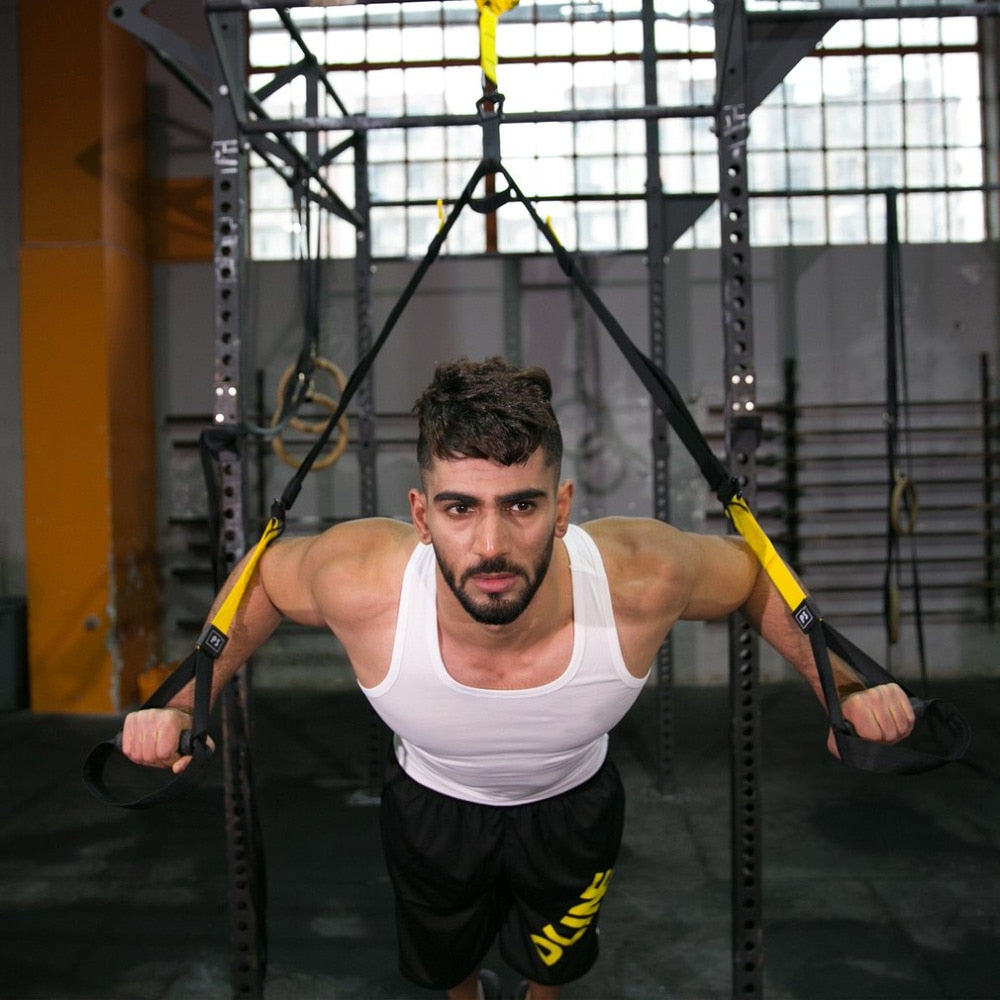 Yoga Gym Trainning Resistance Bands Sport Equipment Strength Trainer Belt Hanging Strap Spring Exerciser Workout Home Edition