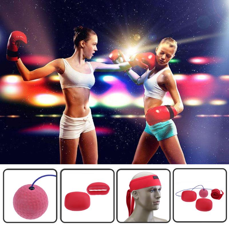 Fight Ball Rubber Punching Ball Boxing Equipment With Head Band For Speed Training Muay Thai Boxing Gym Exercise Accessories