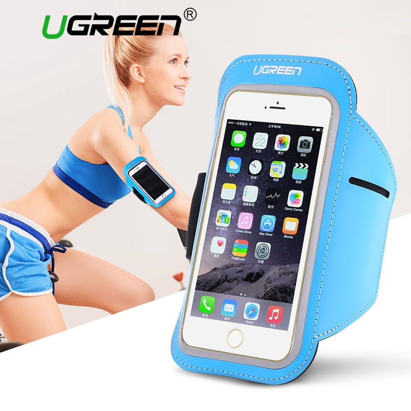 Ugreen Sport Arm band Case for iPhone 6 6s 5 Waterproof Running Phone Case for Samsung Galaxy Huawei Phone Pouch Cover Arm Band